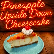 Pineapple upside down cheesecake